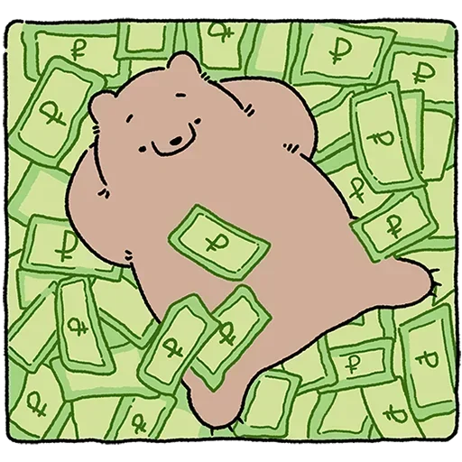 🤑 Стикер «Мишич Без Текста» для Telegram