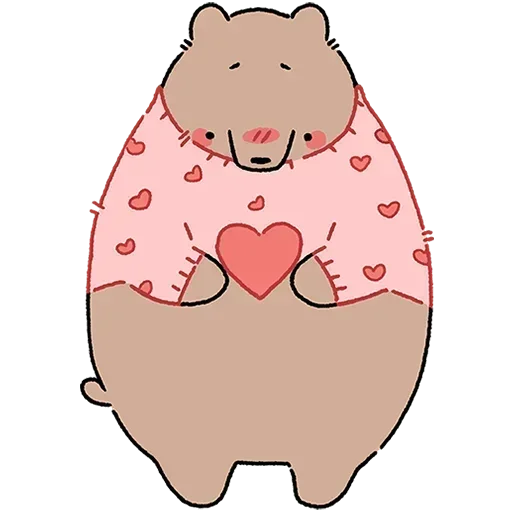 ❤️ Стикер «Мишич Без Текста» для Telegram