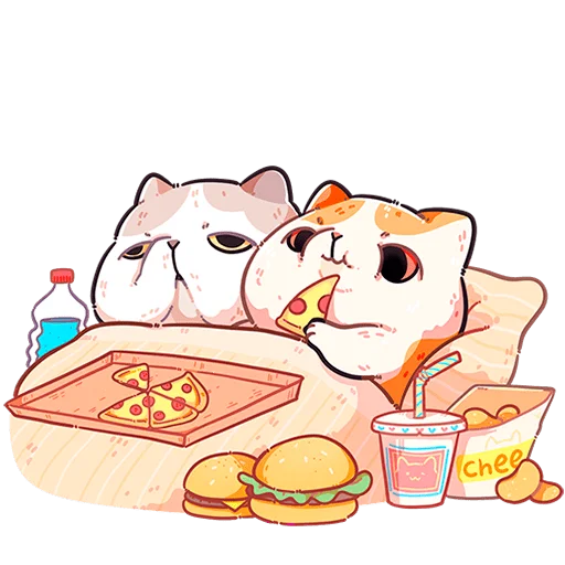 🍕 Стикер «Мультипак Без Текста» для Telegram