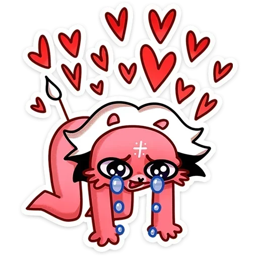 🥰 Стикер «Мурчальня» для Telegram
