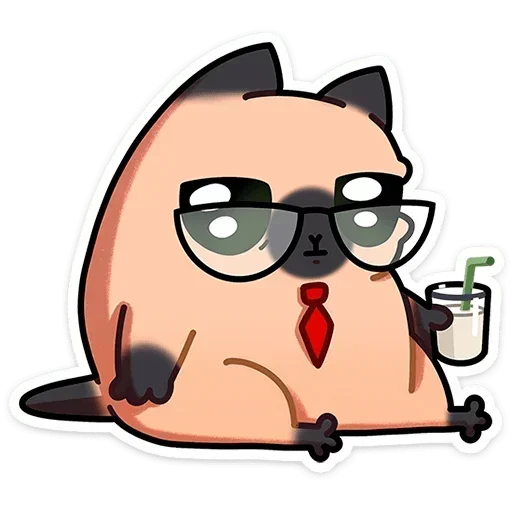 🍼 Стикер «Мурчальня» для Telegram