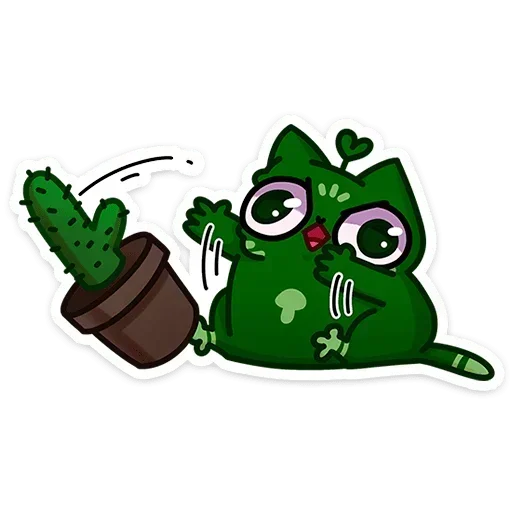 🌵 Стикер «Мурчальня» для Telegram