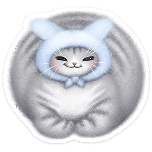 😌 Стикер «Мурзик» для Telegram