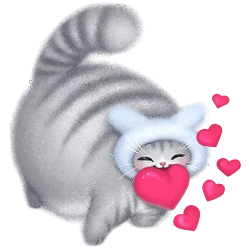 ❤️ Стикер «Мурзик Без Текста» для Telegram