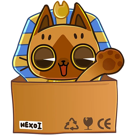 👋 Стикер «Нехо без текста» для Telegram