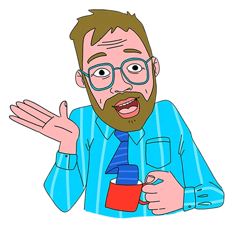 Стикерпак Поговорим по мужски Без текста для Telegram