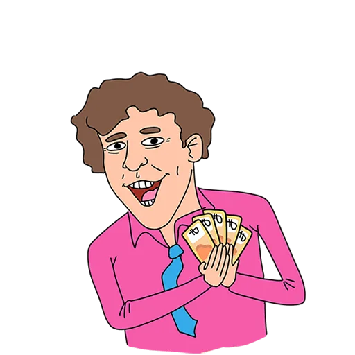 🤑 Стикер «Поговорим по мужски Без текста» для Telegram