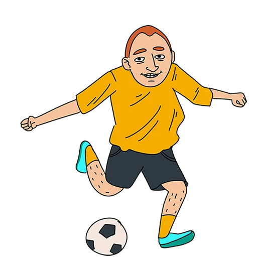 ⚽️ Стикер «Поговорим по мужски Без текста» для Telegram