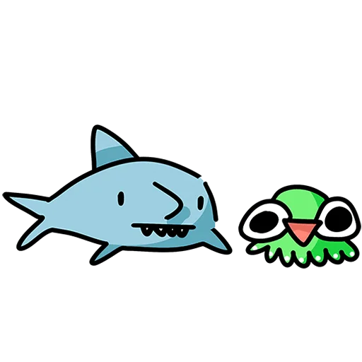🦈 Стикер «Осьми Без Текста» для Telegram