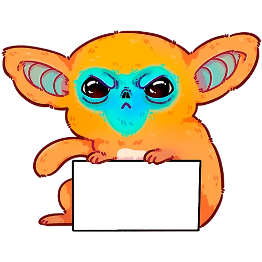 🙅‍♂️ Стикер «Очи Без Текста» для Telegram