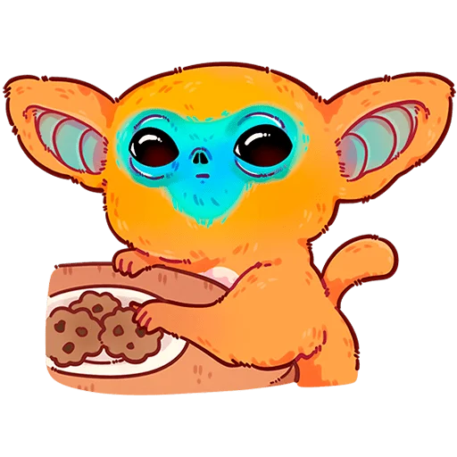 🍪 Стикер «Очи Без Текста» для Telegram