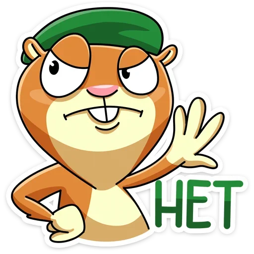 👎 Стикер «Оливер - отважный боец диванных войск&;» для Telegram