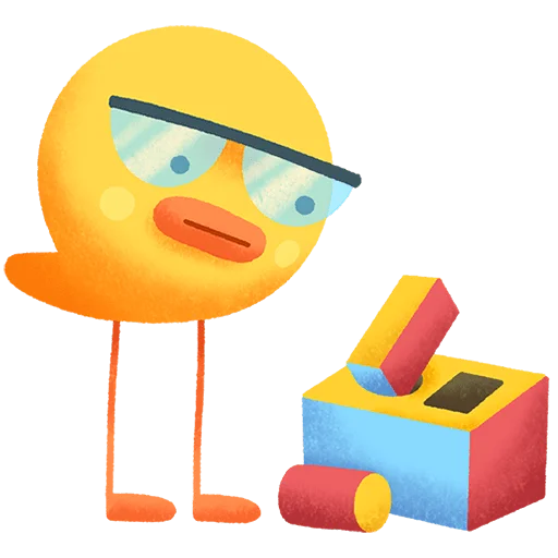🤓 Стикер «Цыпчик Без Текста» для Telegram