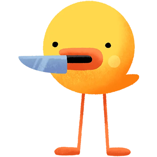 🔪 Стикер «Цыпчик Без Текста» для Telegram