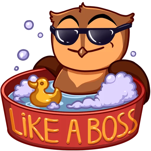 🛀 Стикер «Phil» для Telegram