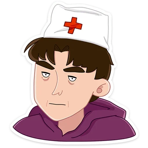 🧑‍⚕️ Стикер «Пикчер» для Telegram