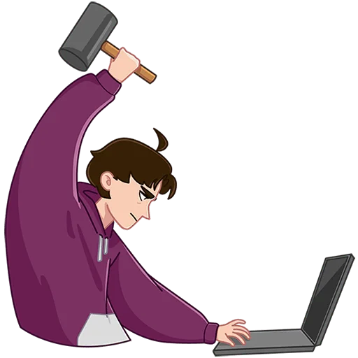 👨‍💻 Стикер «Пикчер Без текста» для Telegram