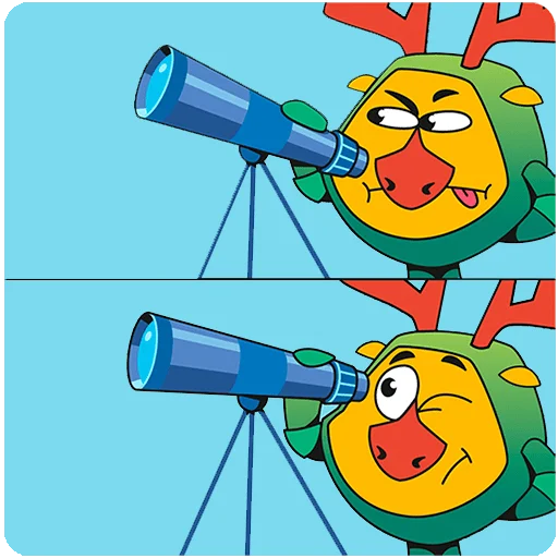 🔭 Стикер «Смешарики ПинКод 2 Без Текста» для Telegram
