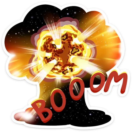 💥 Стикер «Поехали!» для Telegram