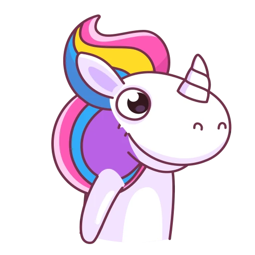 😊 Стикер «Поникорн» для Telegram