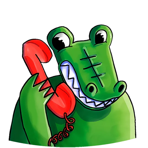 📞 Стикер «Преколер и Кроко Без Текста» для Telegram