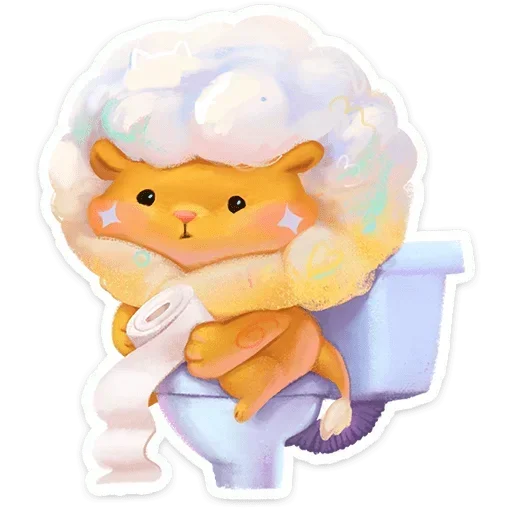 🚽 Стикер «Пафф» для Telegram