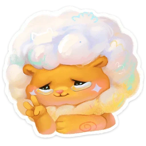 ✌ Стикер «Пафф» для Telegram