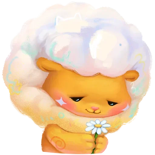🌸 Стикер «Пафф Без Текста» для Telegram
