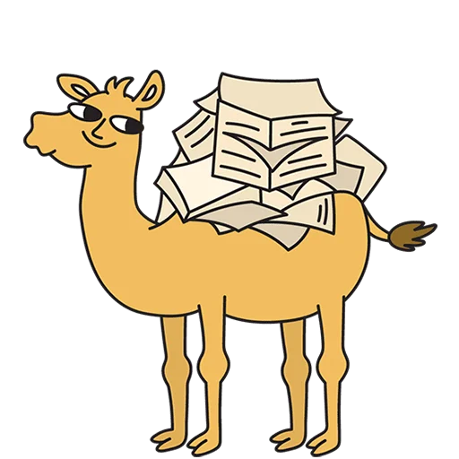 🐪 Стикер «Каламбуры Без Текста» для Telegram