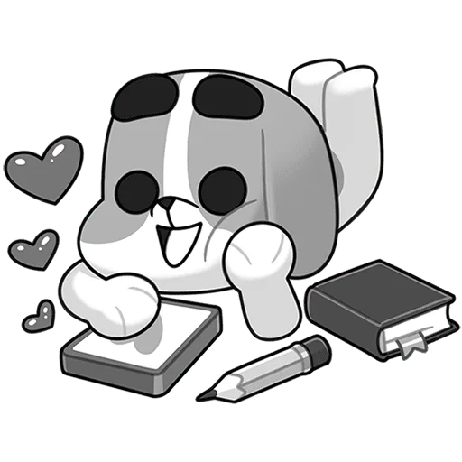 🥰 Стикер «Пес без текста» для Telegram