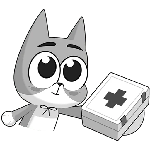 ➕ Стикер «Пес без текста» для Telegram