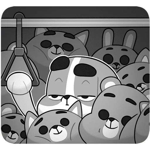 😒 Стикер «Пес без текста» для Telegram