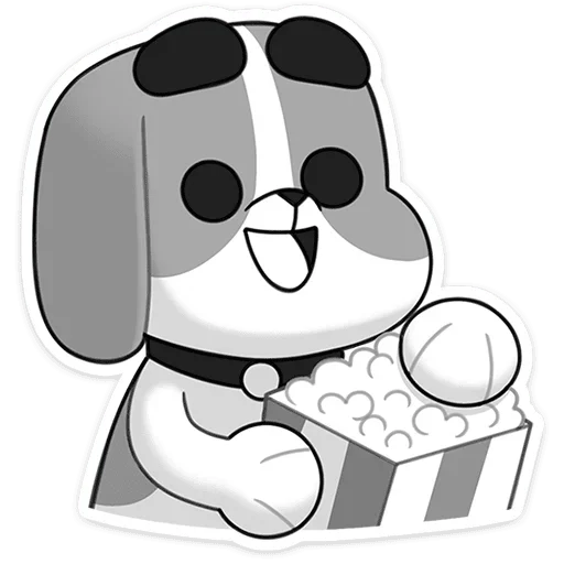 🍿 Стикер «Пес» для Telegram