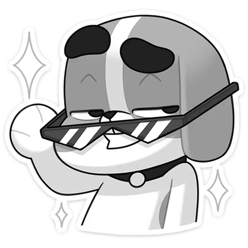 😎 Стикер «Пес» для Telegram