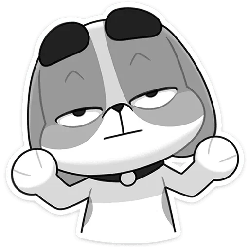 🤷‍♂️ Стикер «Пес» для Telegram