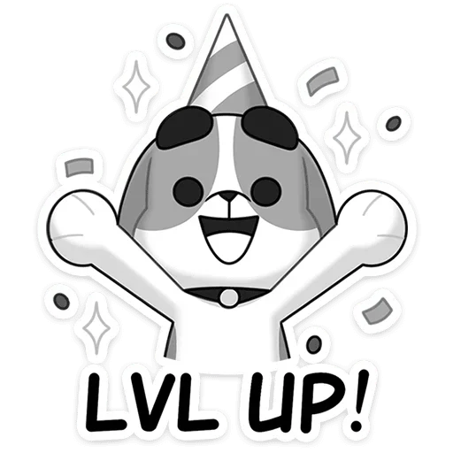 🥳 Стикер «Пес» для Telegram