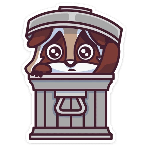 🚮 Стикер «Ральф» для Telegram