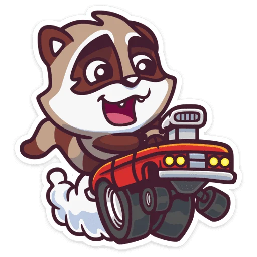 🚗 Стикер «Ральф» для Telegram