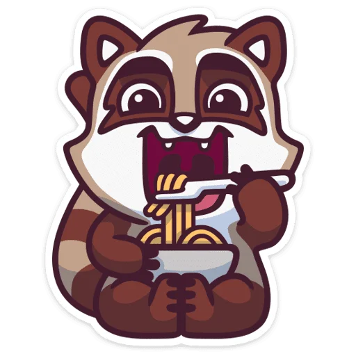 🍜 Стикер «Ральф» для Telegram
