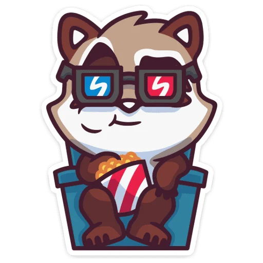 🍿 Стикер «Ральф» для Telegram