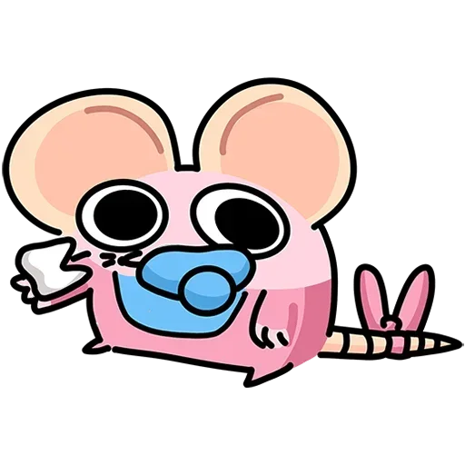 💋 Стикер «Крысюня Без Текста» для Telegram