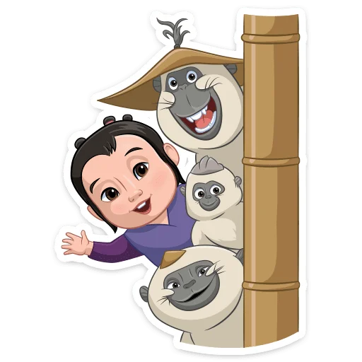 👋 Стикер «Райя и последний дракон» для Telegram