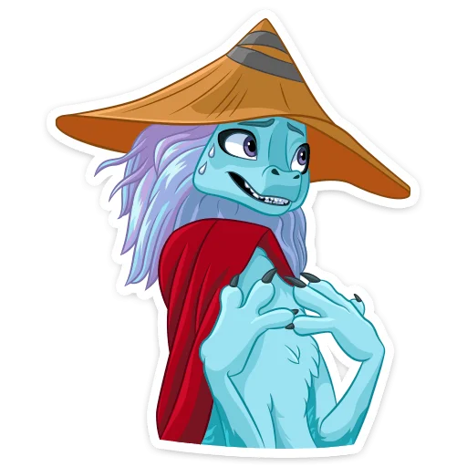 🫢 Стикер «Райя и последний дракон» для Telegram