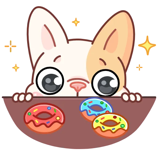 🍩 Стикер «Руффи» для Telegram