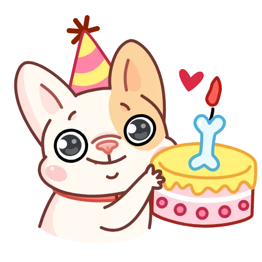 🎂 Стикер «Руффи» для Telegram