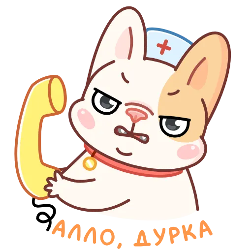 👨‍⚕️ Стикер «Руффи» для Telegram