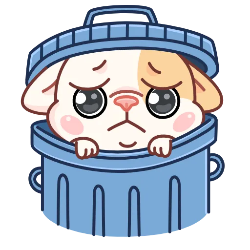 🥺 Стикер «Руффи» для Telegram
