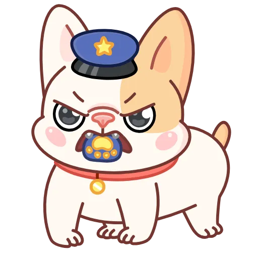 👮‍♂️ Стикер «Руффи» для Telegram