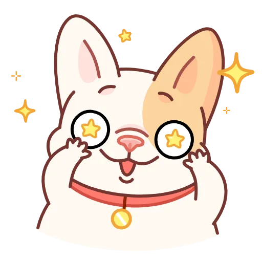 🤩 Стикер «Руффи» для Telegram
