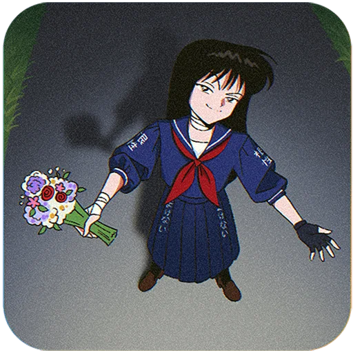 💐 Стикер «Садако Без Текста» для Telegram